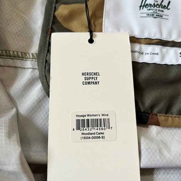 New Herschel Women's Voyage Wind Jacket Size Small - Picture 6 of 9
